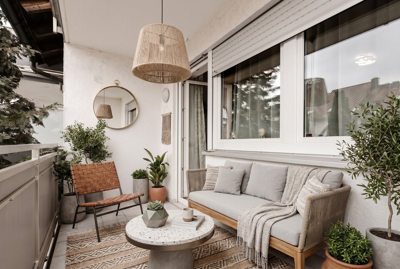 Balkon - Visualisierung