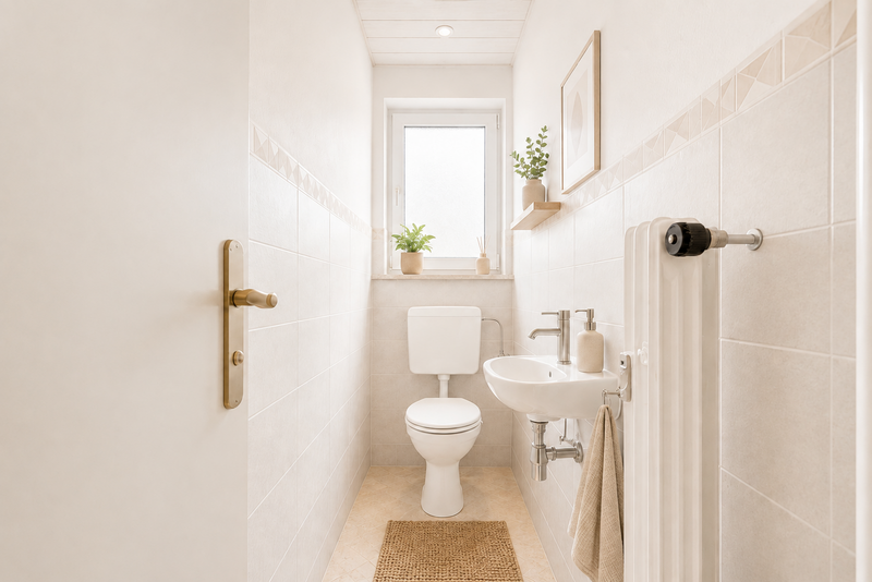 Gäste-WC visualisiert