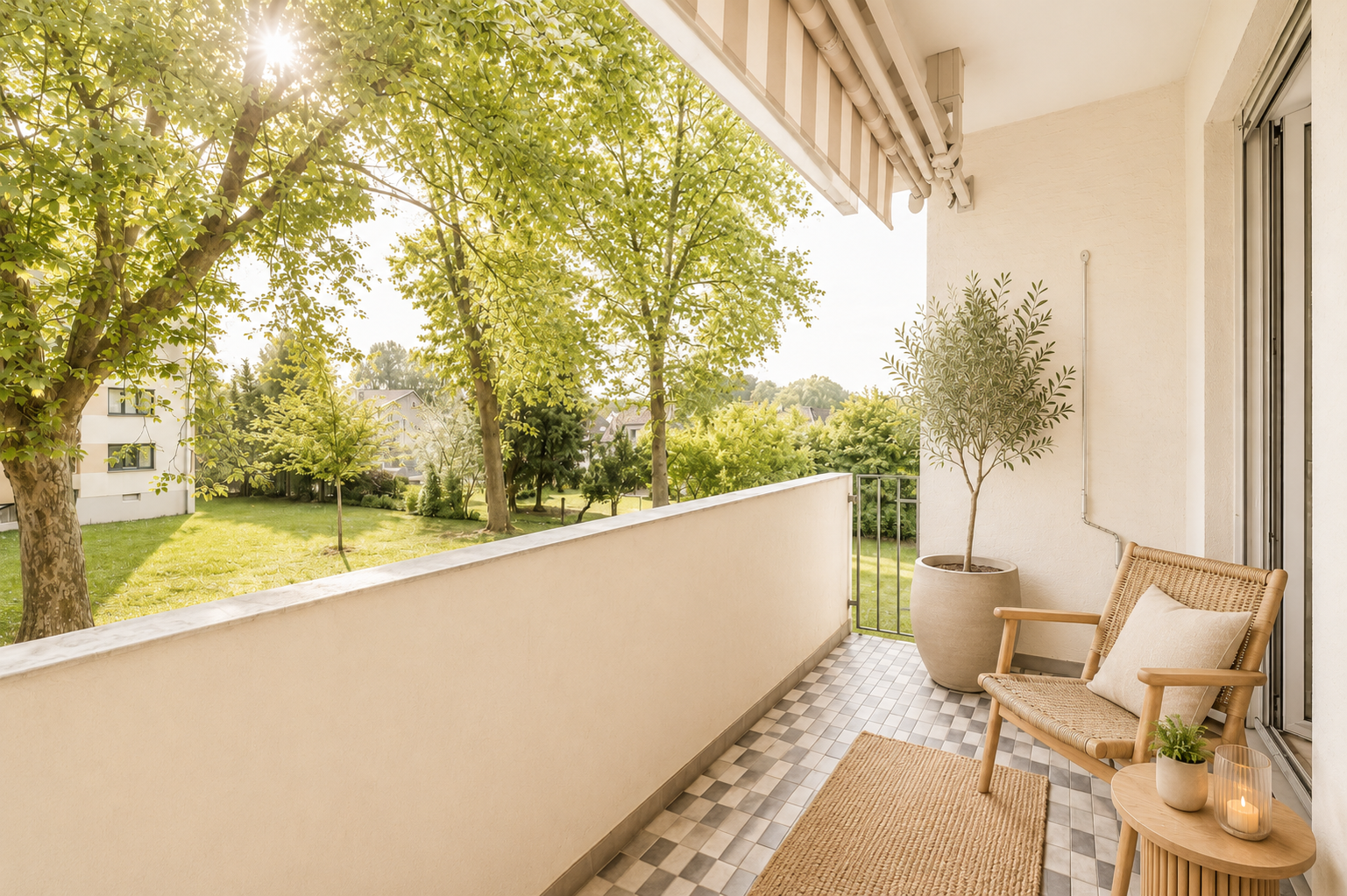 Balkon visualisiert