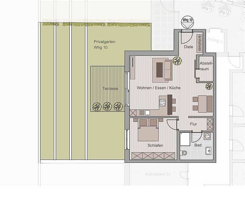 Grundriss WE