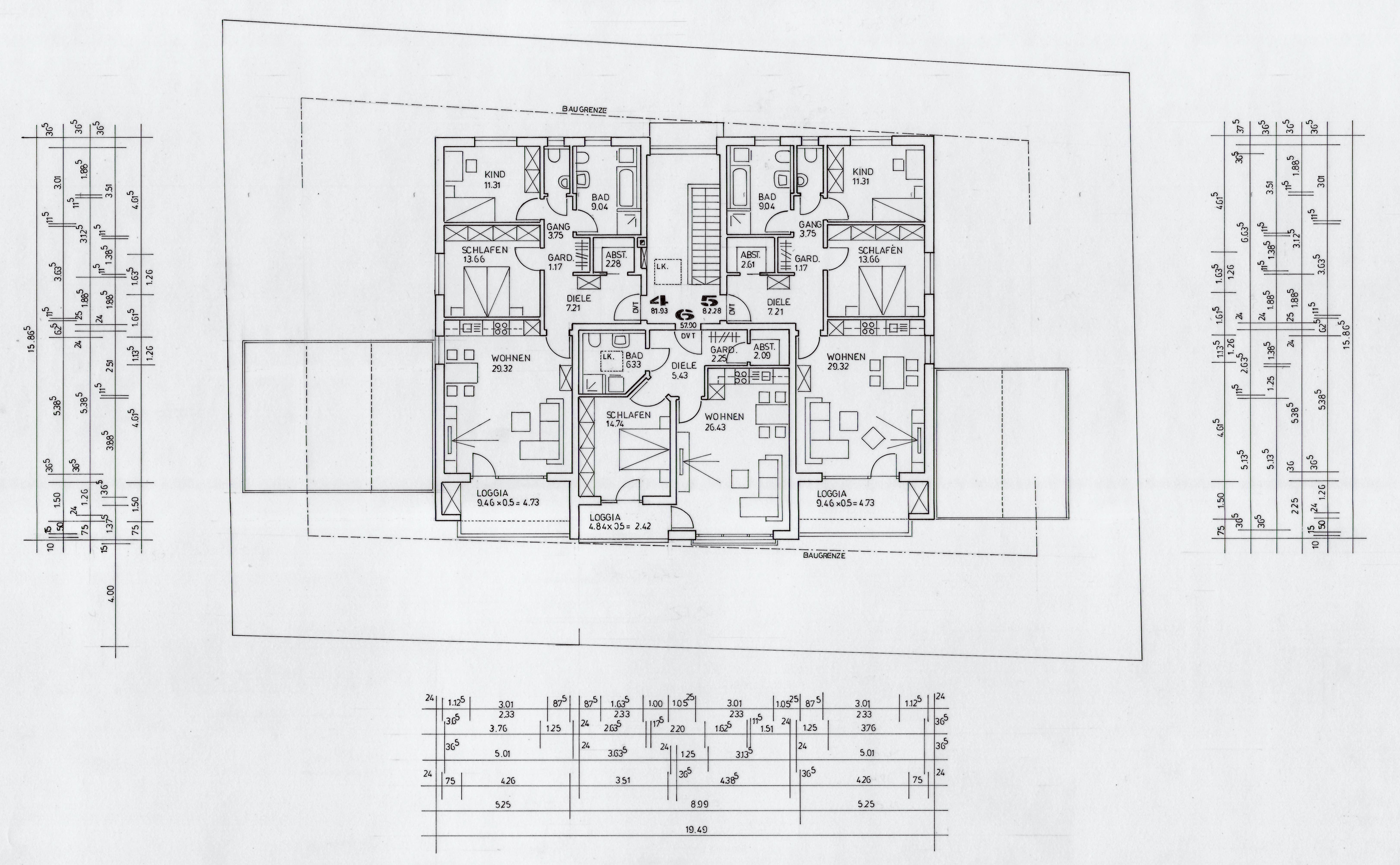 Grundriss WE 6